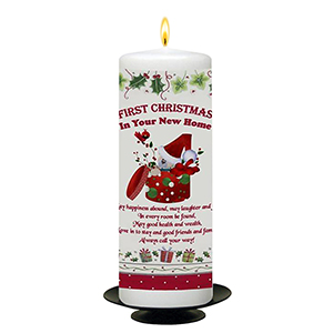 Customised Christmas Candle Gift - Bear in Box